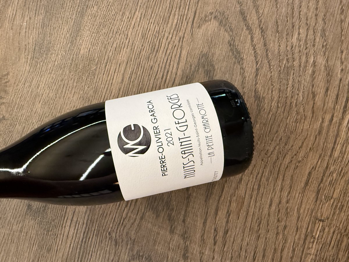 PIERRE OLIVIER GARCIA NUITS SAINT GEORGES LA PETITE CHARMOTTE 2021